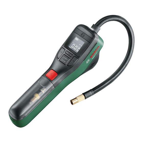 Bosch EasyPump Manuels