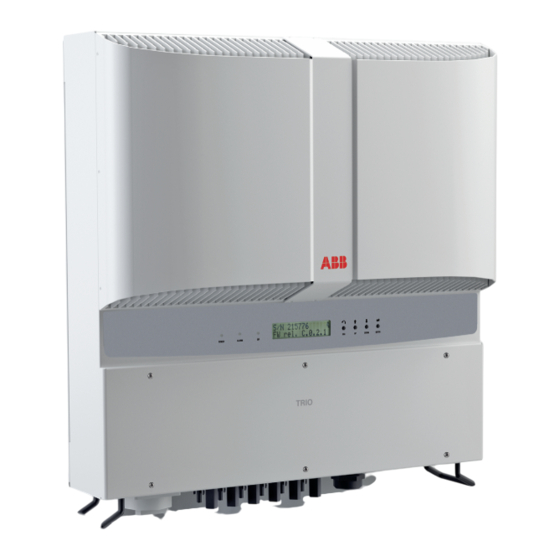 ABB PVI-6.0-TL-OUTD Guide D'installation Rapide