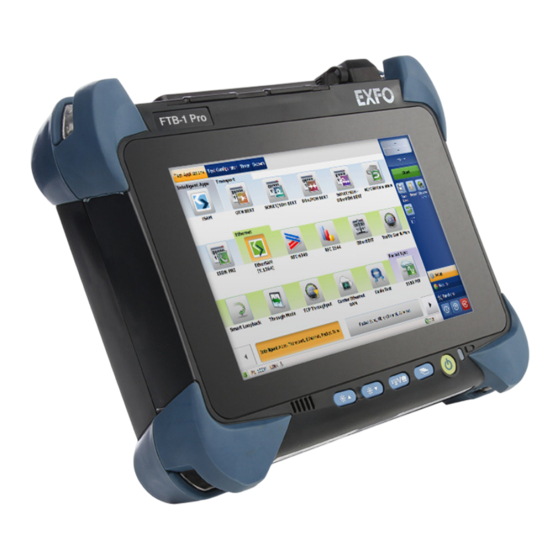 EXFO FTB-1v2 Guide De L'utilisateur