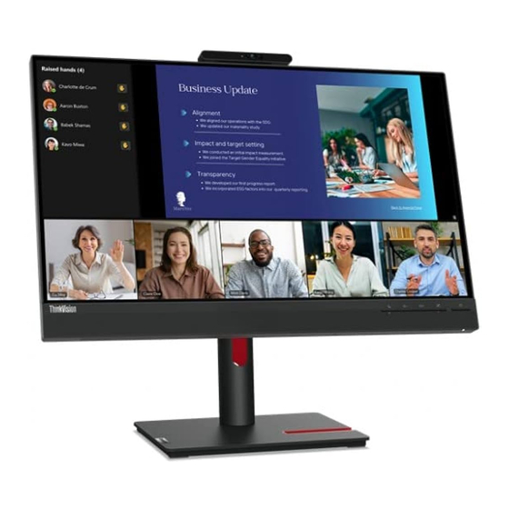 Lenovo ThinkVision T24v-30 Guide D'utilisation