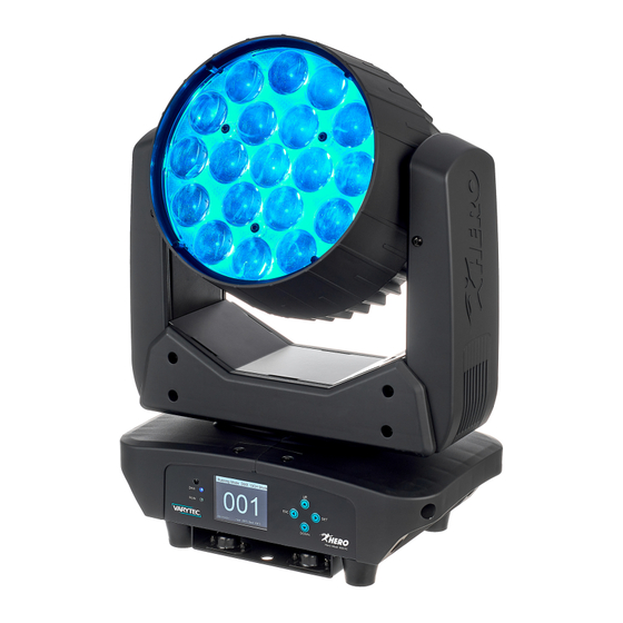 Varytec Hero Wash 300 FC Notice D'utilisation