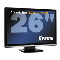 Iiyama ProLite E2607WSV Mode D'emploi