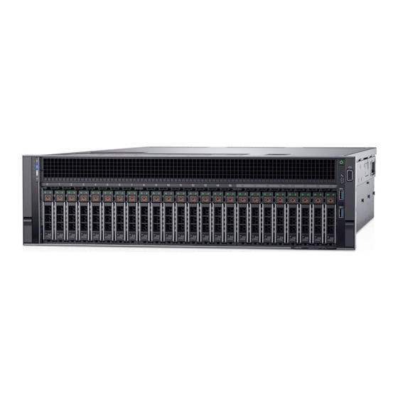 Dell EMC PowerEdge R940 Manuel D'installation Et De Maintenance