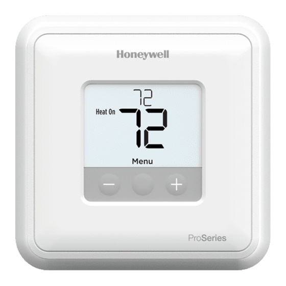 Honeywell Home T1 Pro Notice D'installation