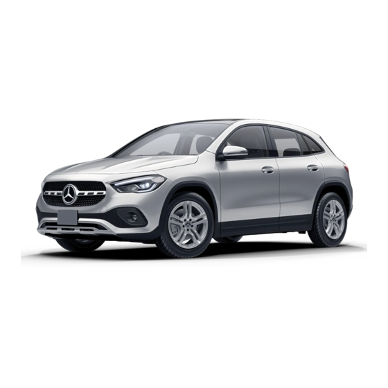 Mercedes-Benz GLA 2021 Manuels