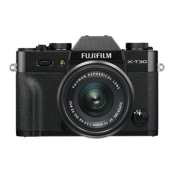 FujiFilm X-T30 Manuel D'instructions