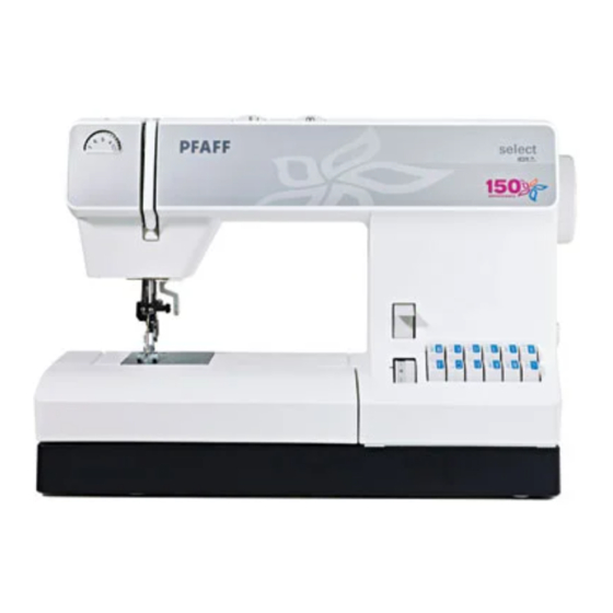 Pfaff Select 150 Manuel D'emploi