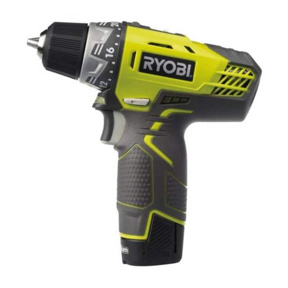 Ryobi R12DD Traduction Des Instructions Originales