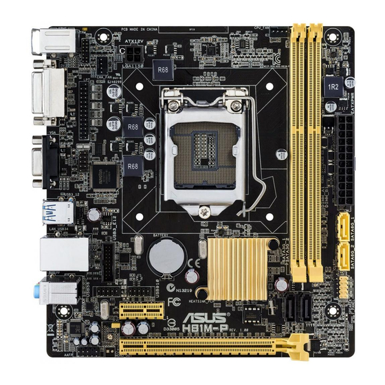 Asus H81M-P Manuel De L'utilisateur