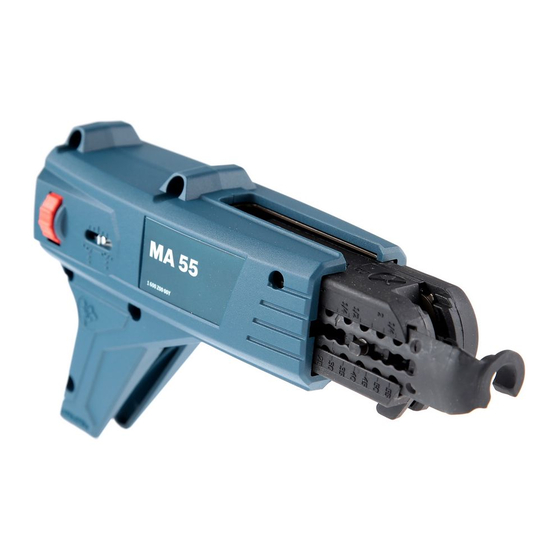 Bosch MA 55 Professional Notice Originale