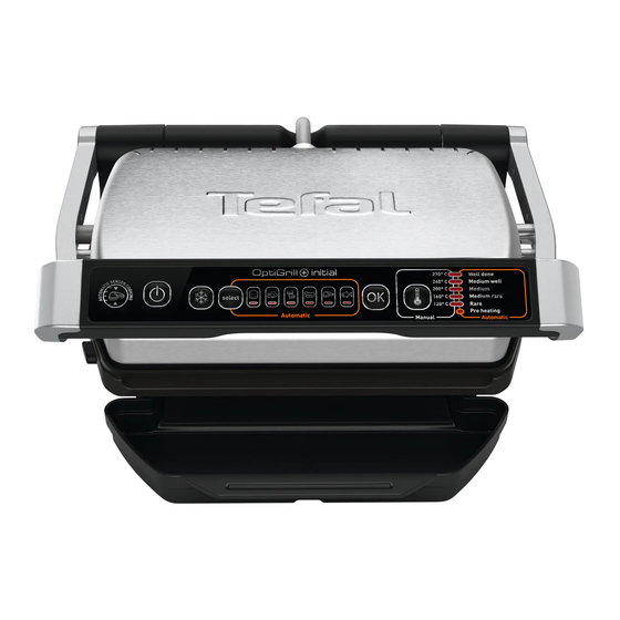 TEFAL OptiGrill+initial Mode D'emploi