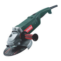 Metabo W 25-230 Mode D'emploi