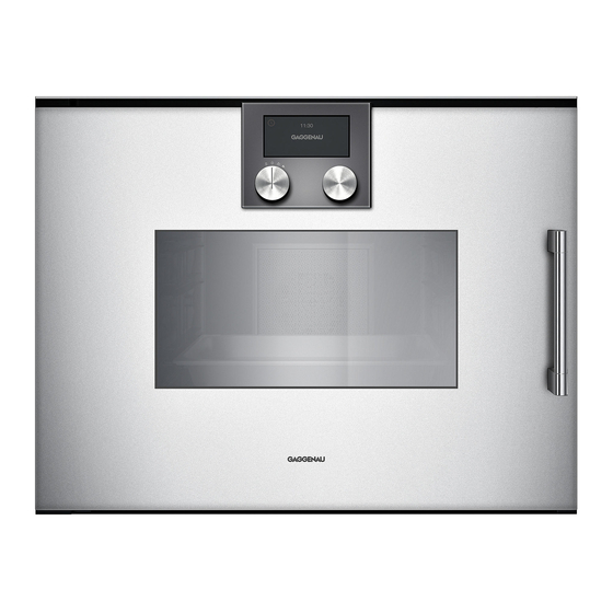 Gaggenau BSP 251 Notice D'utilisation