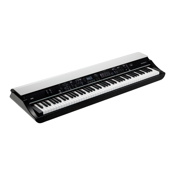 Korg Grandstage X Manuel D'utilisation