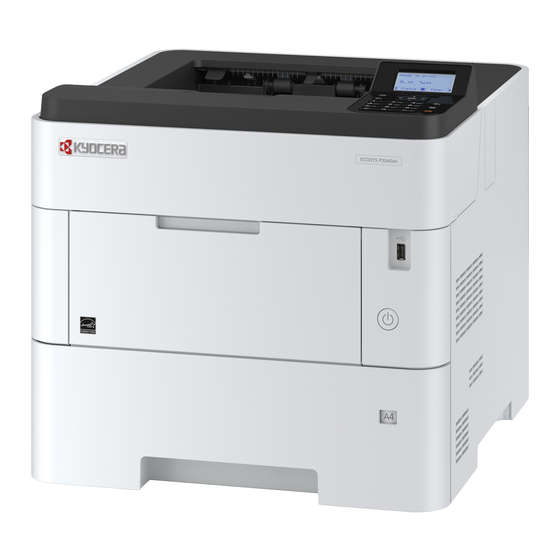 Kyocera ECOSYS P3260dn Guide Rapide