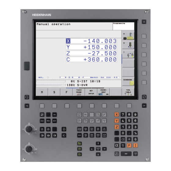 HEIDENHAIN TNC 320 Manuel D'utilisation