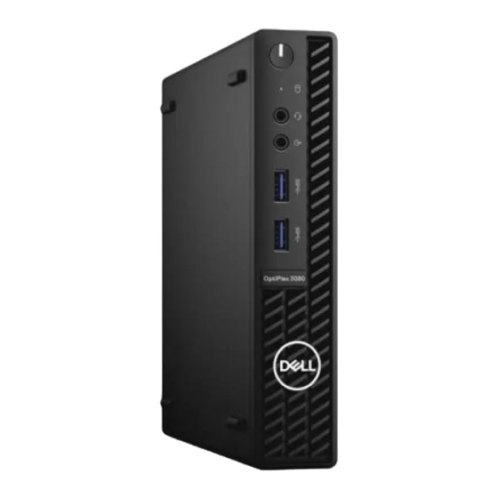 Dell OptiPlex 3080 Micro Guide De Configuration Et Des Caractéristiques