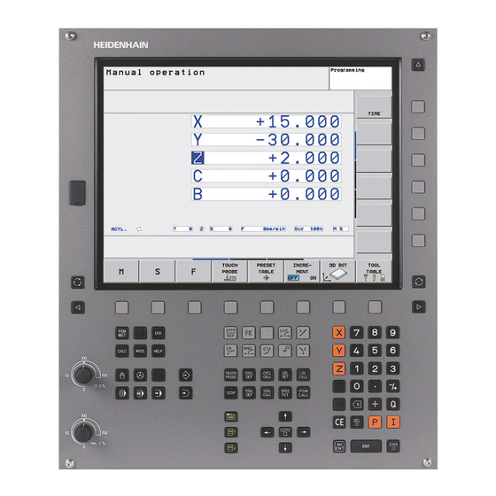 HEIDENHAIN TNC 320 Manuel D'utilisation