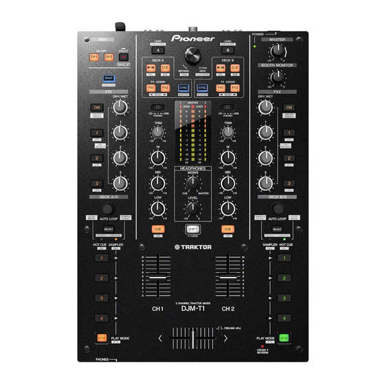 Pioneer DJM-T1 Mode D'emploi