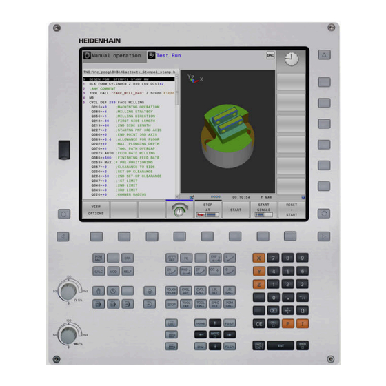 HEIDENHAIN TNC 320 Manuel D'utilisateur