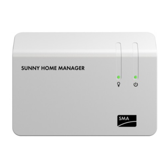 SMA SUNNY HOME MANAGER Manuel D'utilisation