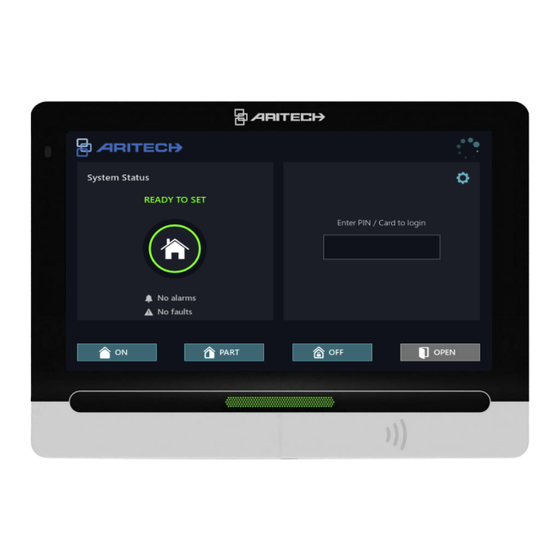 Aritech Advisor Advanced ATS1140 Guide D'utilisation Rapide