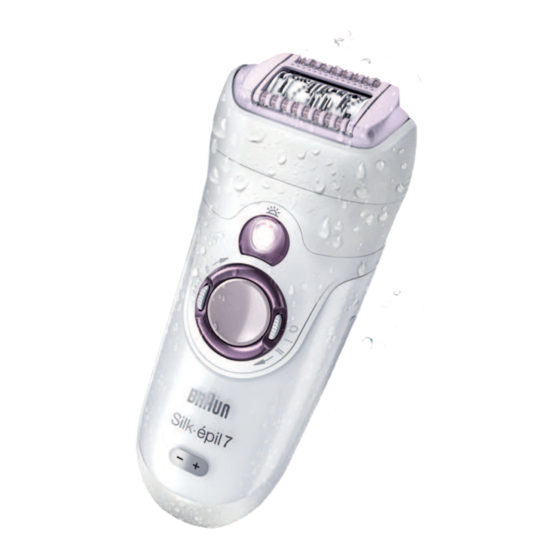 Braun Silk epil 7 Mode D'emploi