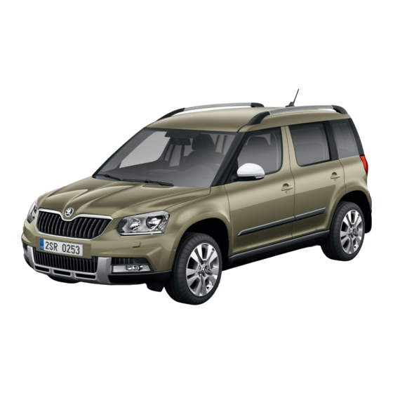 Skoda Yeti 2015 Manuel D'utilisation