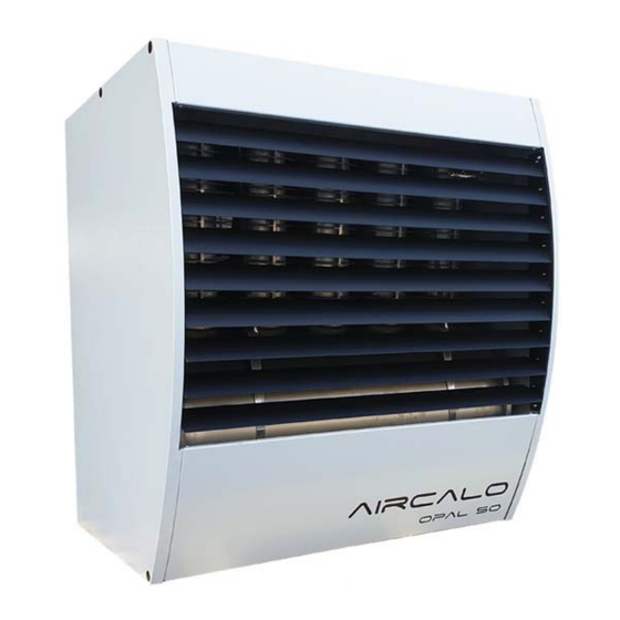 Aircalo OPAL Serie Notice D'installation Et D'entretien