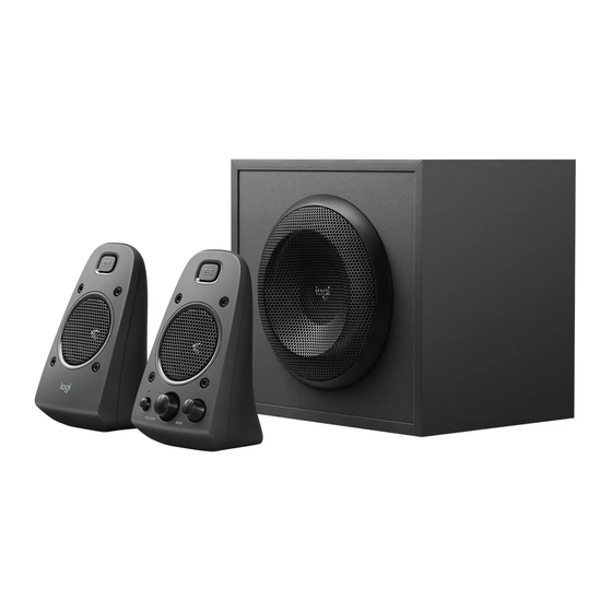 Logitech Z625 Guide Rapide