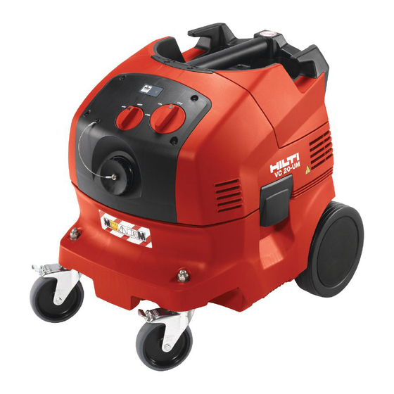 Hilti VC 20-U Mode D'emploi