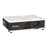 Ricoh PJ WX3131 Mode D'emploi