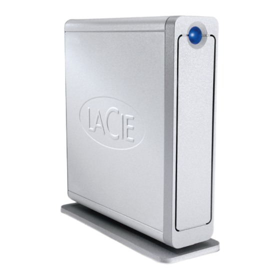 LaCie d2 SATA II 3 Gbits Manuel De L'utilisateur