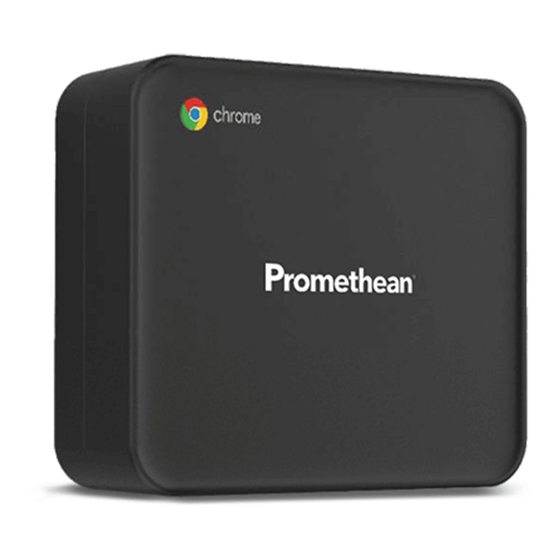 promethean chromebox Guide D'installation Rapide