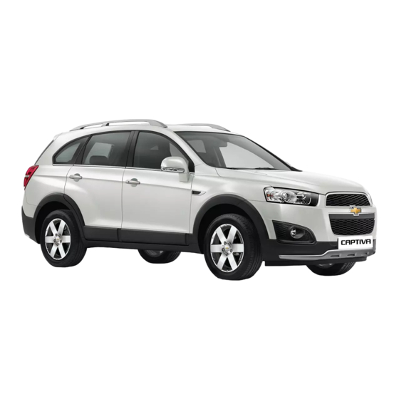 Chevrolet Captiva 2012 Mode D'emploi