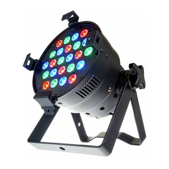 thomann Stairville LED PAR56 24x3W RGB MKII Notice D'utilisation