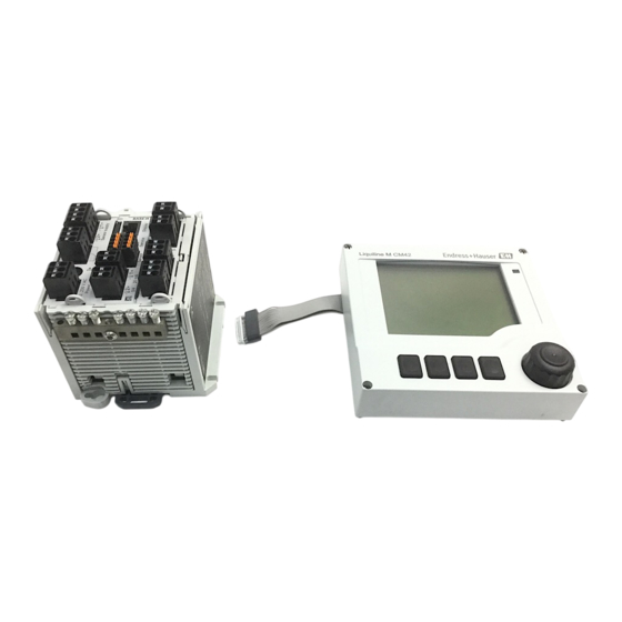 Endress+Hauser Liquiline CM442R Instructions Condensées