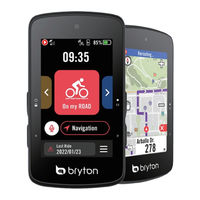 Bryton Rider 750 SE Manuel D'utilisation