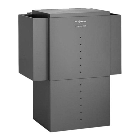 Viessmann VITOCAL 350-A Notice D'utilisation