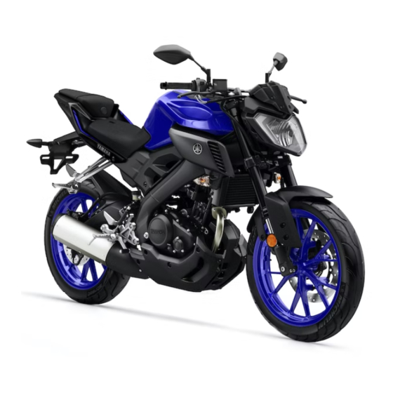 Yamaha MT-125 2018 Manuels