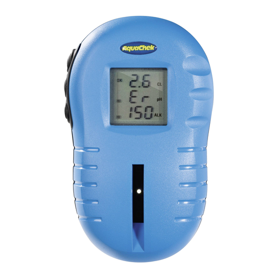 AquaChek TruTest Mode D'emploi