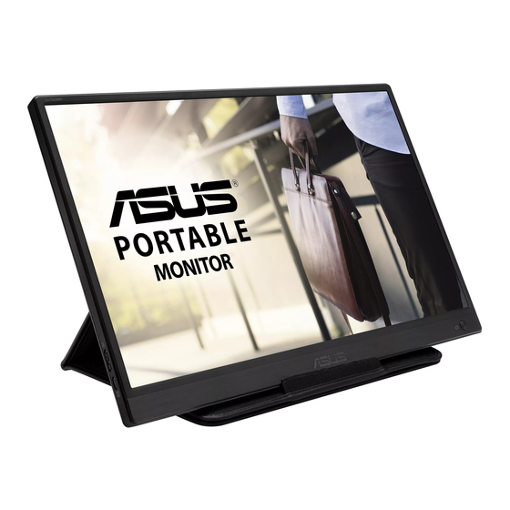 Asus MB165B Guide De L'utilisateur