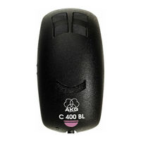 Akg C 400 BL Mode D'emploi