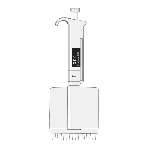 Thermo Finnpipette Guide D'utilisation Et D'entretien