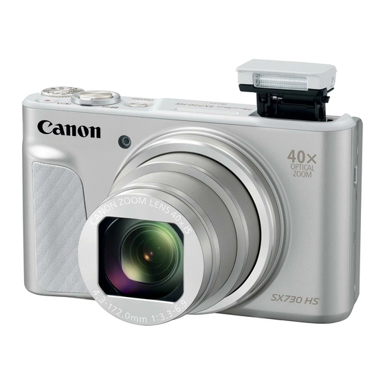 Canon PowerShot SX730 HS Guide De Mise En Route