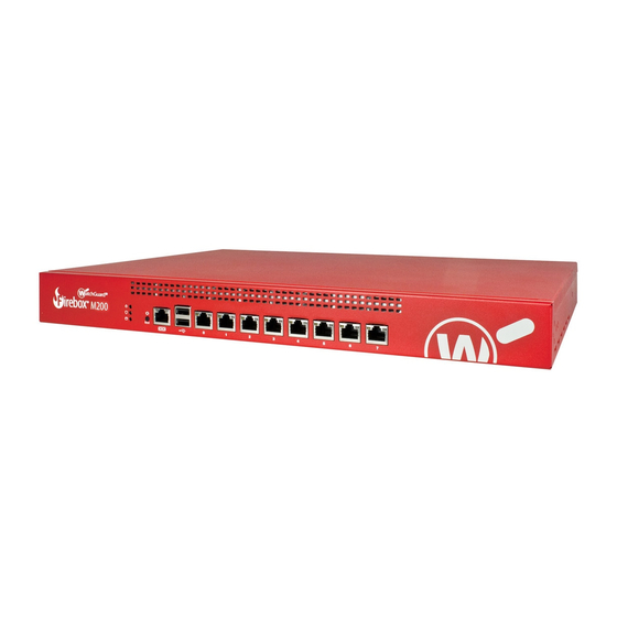 Watchguard Firebox M200 Guide De Démarrage Rapide