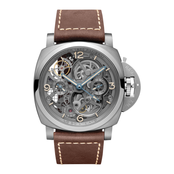 Panerai Luminor Tourbillon GMT - 47mm Instructions