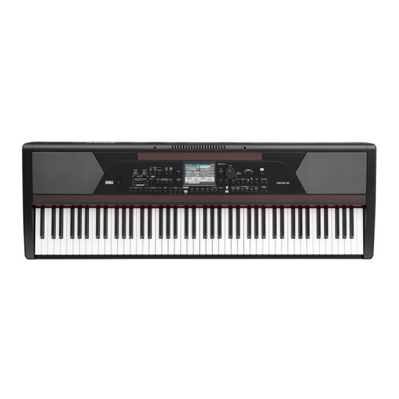 Korg HAVIAN 30 Guide Rapide