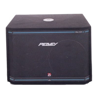 Peavey HiSys 215XT Mode D'emploi