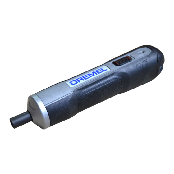 Dremel GO Consignes De Fonctionnement